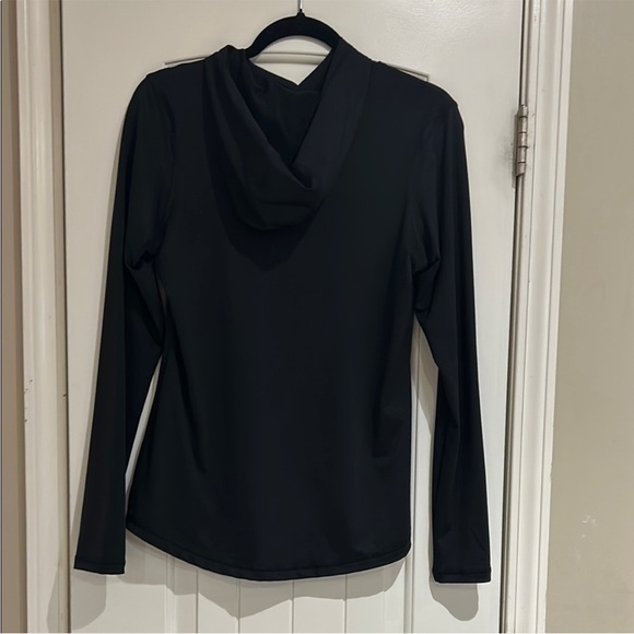 Adidas Lightweight Black Long Sleeve Hoodie new - Picture 3 of 4